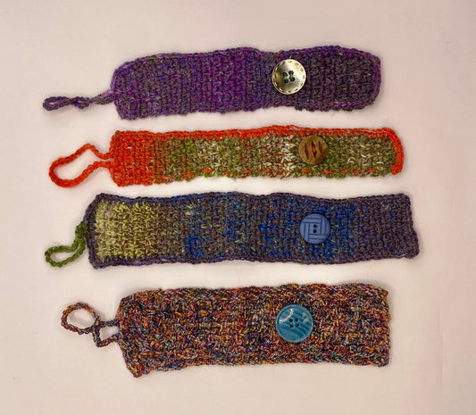 Crocheted Twist Cuffs