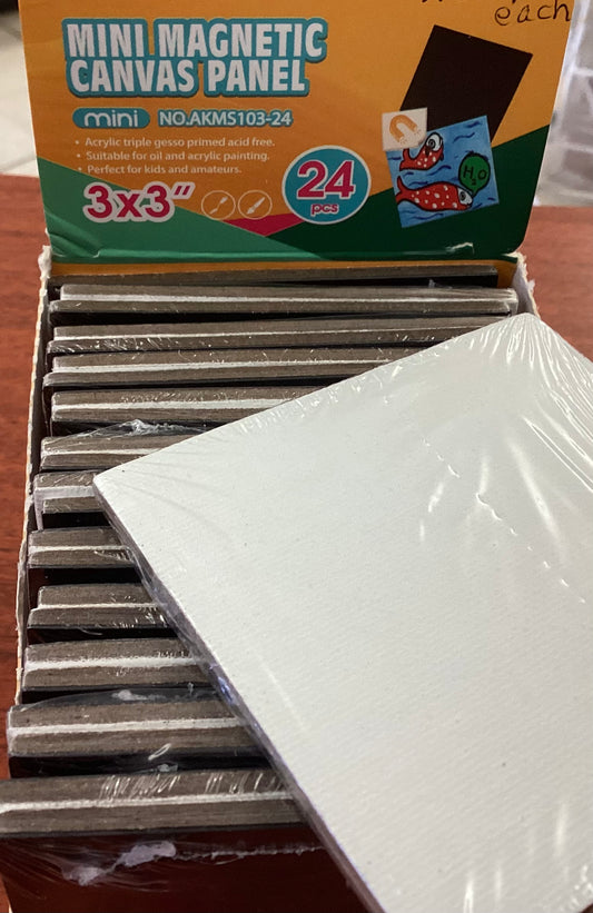Mini magnetic canvas panel