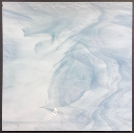 Oceanside Blue Opal Wispy Opaque Glass