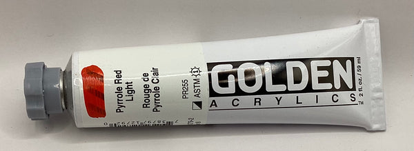 Golden heavy body acrylics - Tubes/Tubs