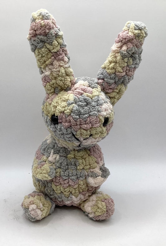 Multi Coloured Crochet Bunny