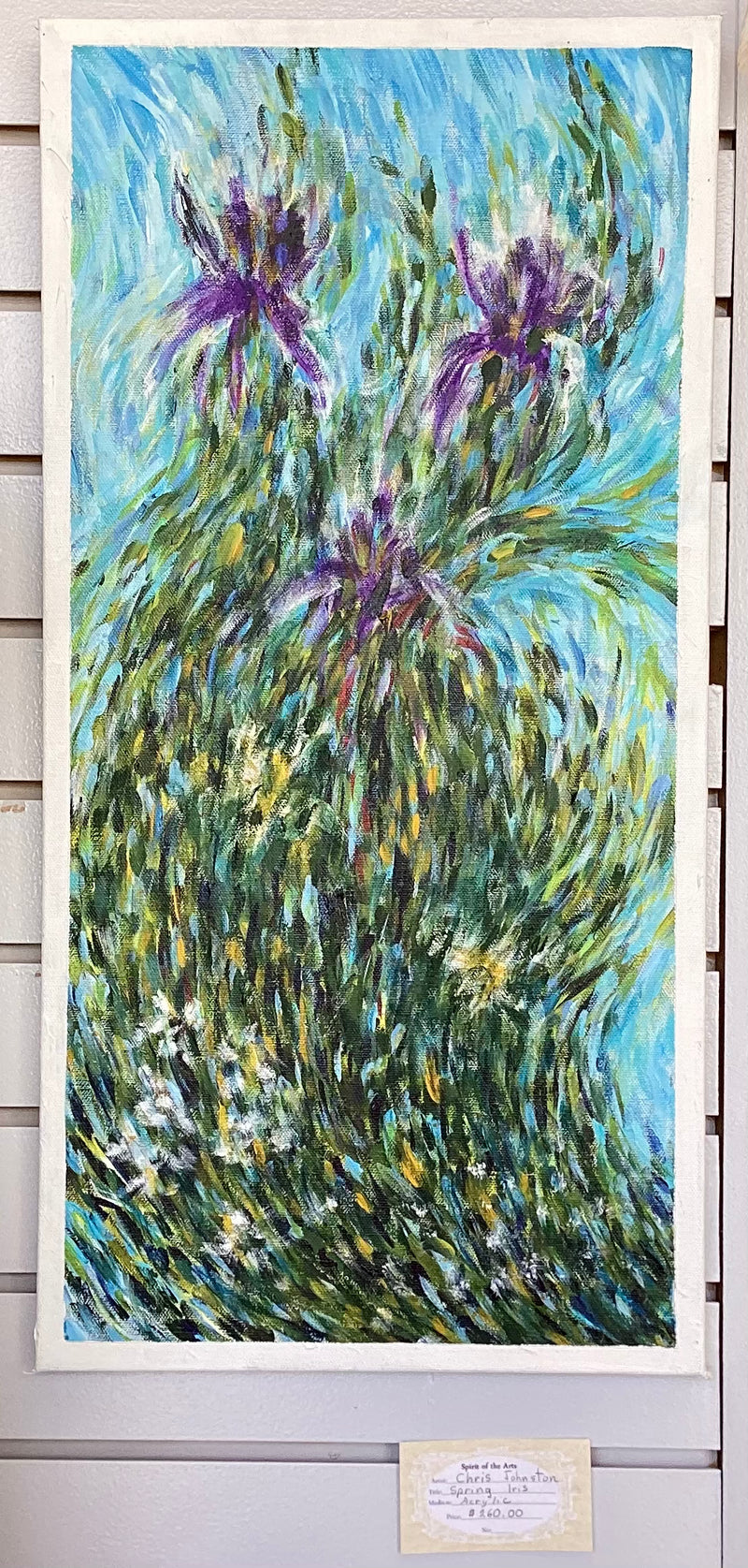 Spring Iris (Acrylic)