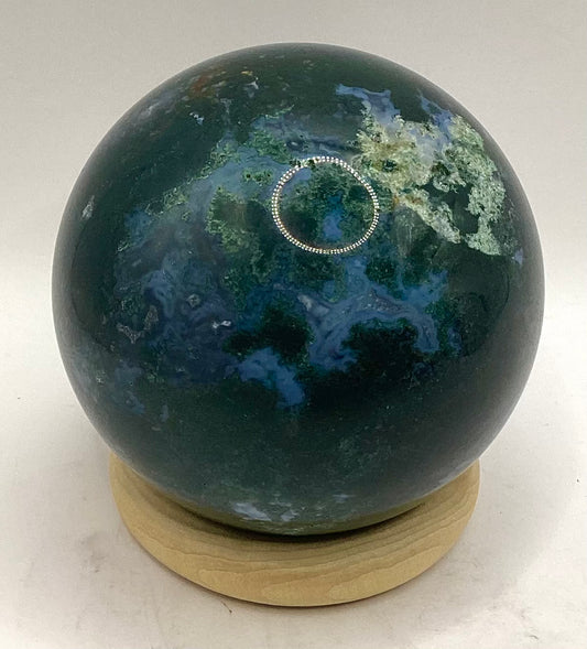 Moss Agate Large Spheres