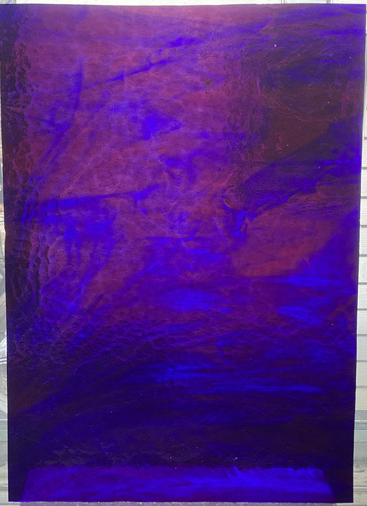 Wissmach Blue with streaks of Purple Mystic Mottled Texture