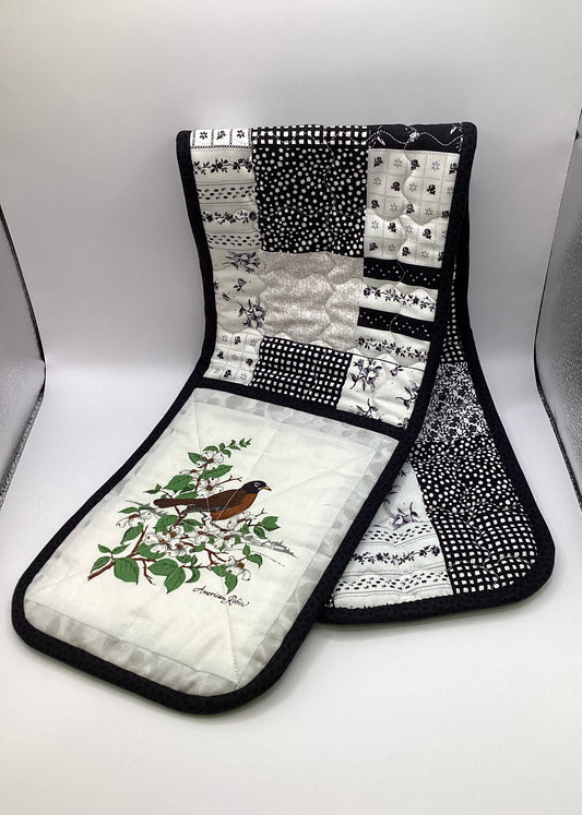 Quilted Long oven mitts