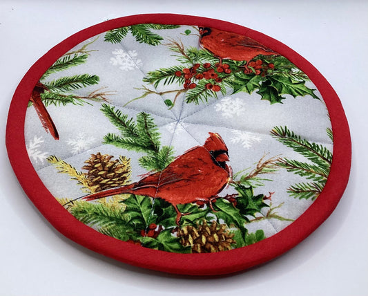 Quilted Pot Holders 9” to 10 1/2