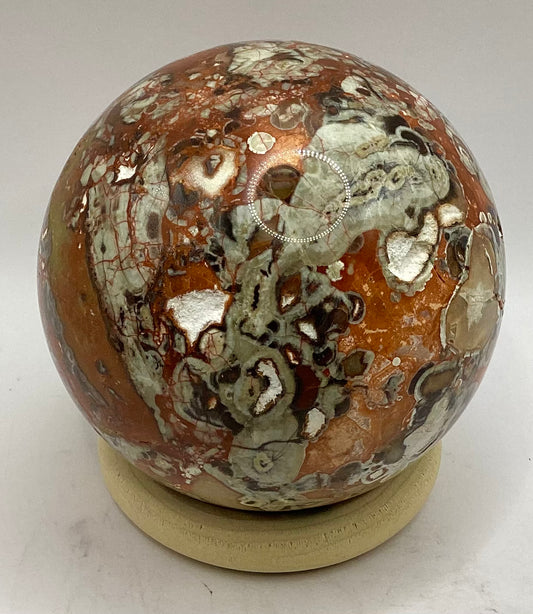 Money Agate Large Spheres