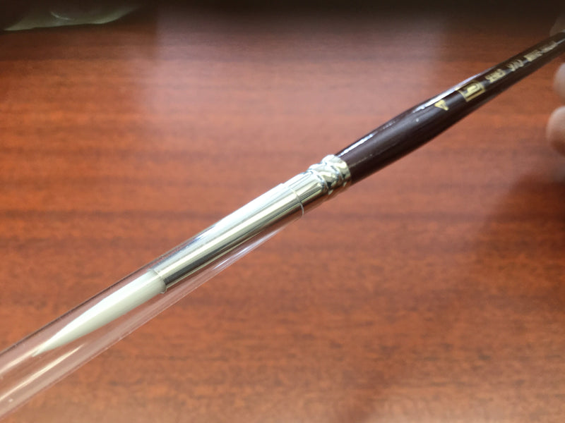 Taklon white #4 brush