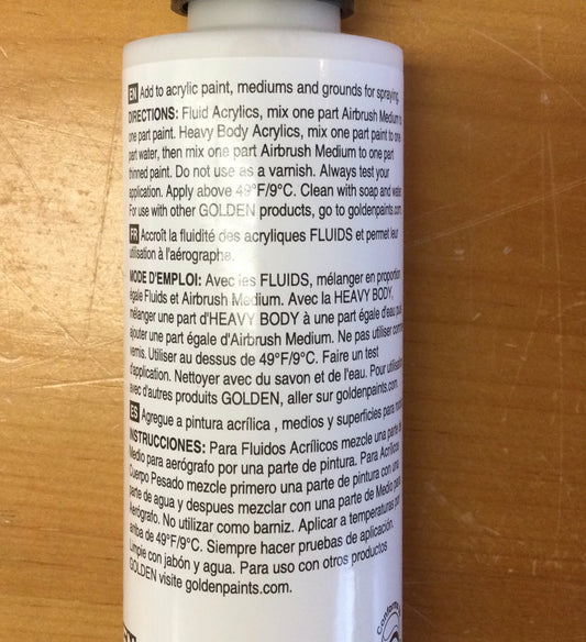 Golden Airbrush Medium