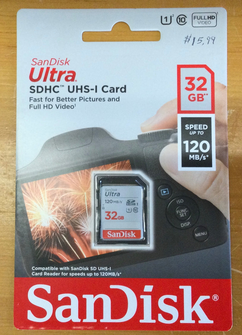 SanDisk SDHC Secure Digital memory card