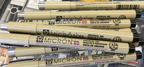 Sakura - Pigma Micron, Brush and Graphic pens