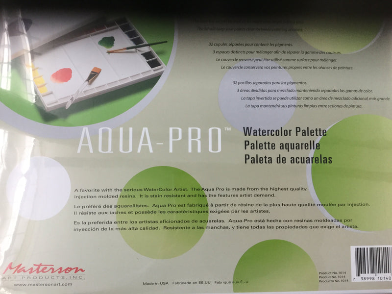 Aqua-Pro Watercolor Palette