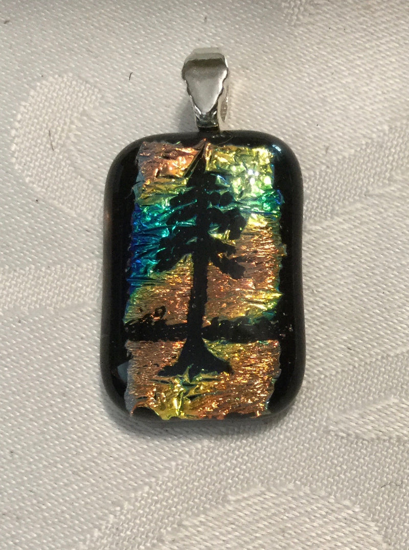 Fused glass pendants and Earrings by Iris