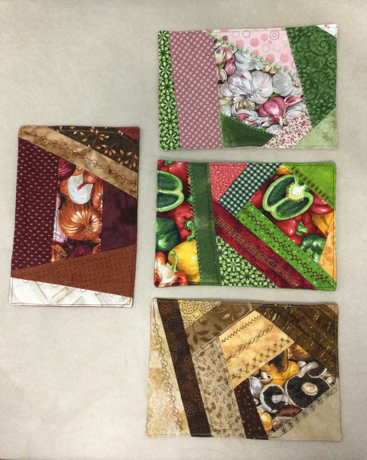 4 Quilted Mug Rugs