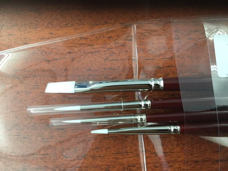 HJ Oil & acrylic sets white taklon & hog