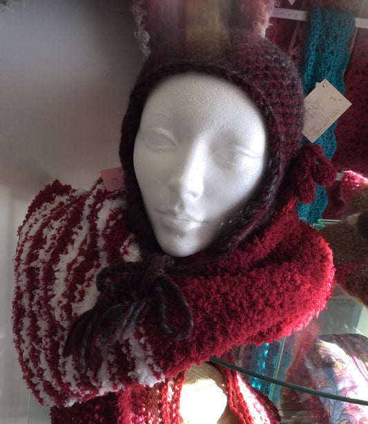 Adult knitted scarf by J.Doris