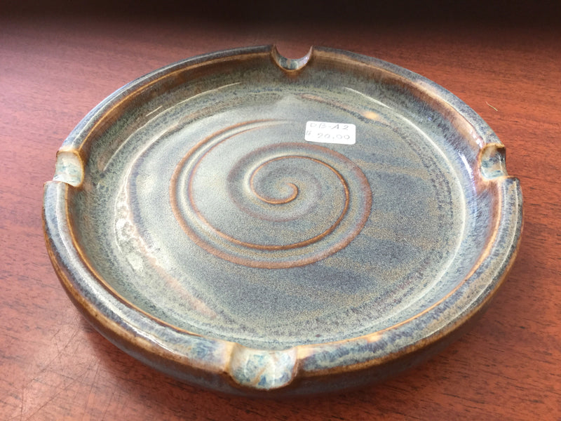 Ash tray stoneware pottery by Diane
