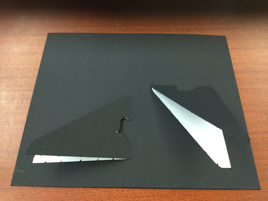 Black photo sleeve for 8x10 prints