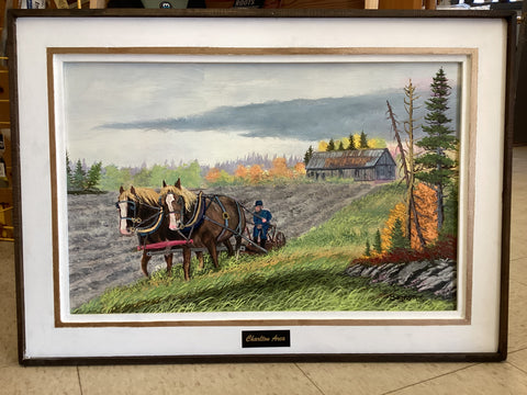 Charlton Area oil painting