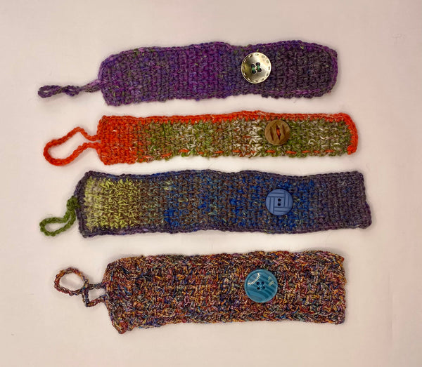 Crocheted Twist Cuffs