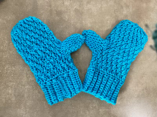 Ribbed Mittens