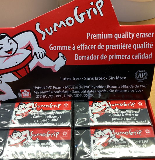 Sakura - SumoGrip black eraser