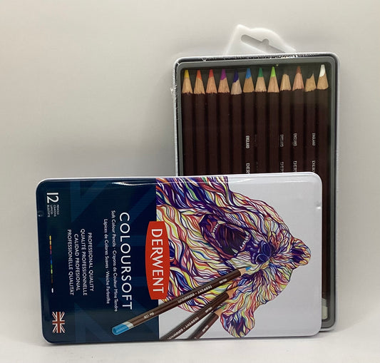 Derwent Coloursoft set of 12