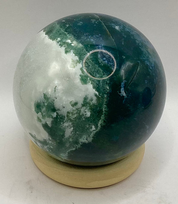 Moss Agate Large Spheres