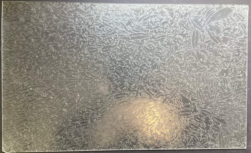 Oceanside Clear Glue Chip Textured Glass