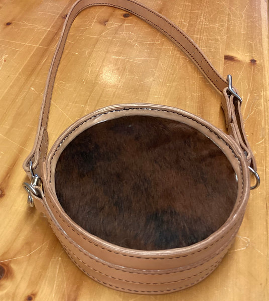Leather hand bag