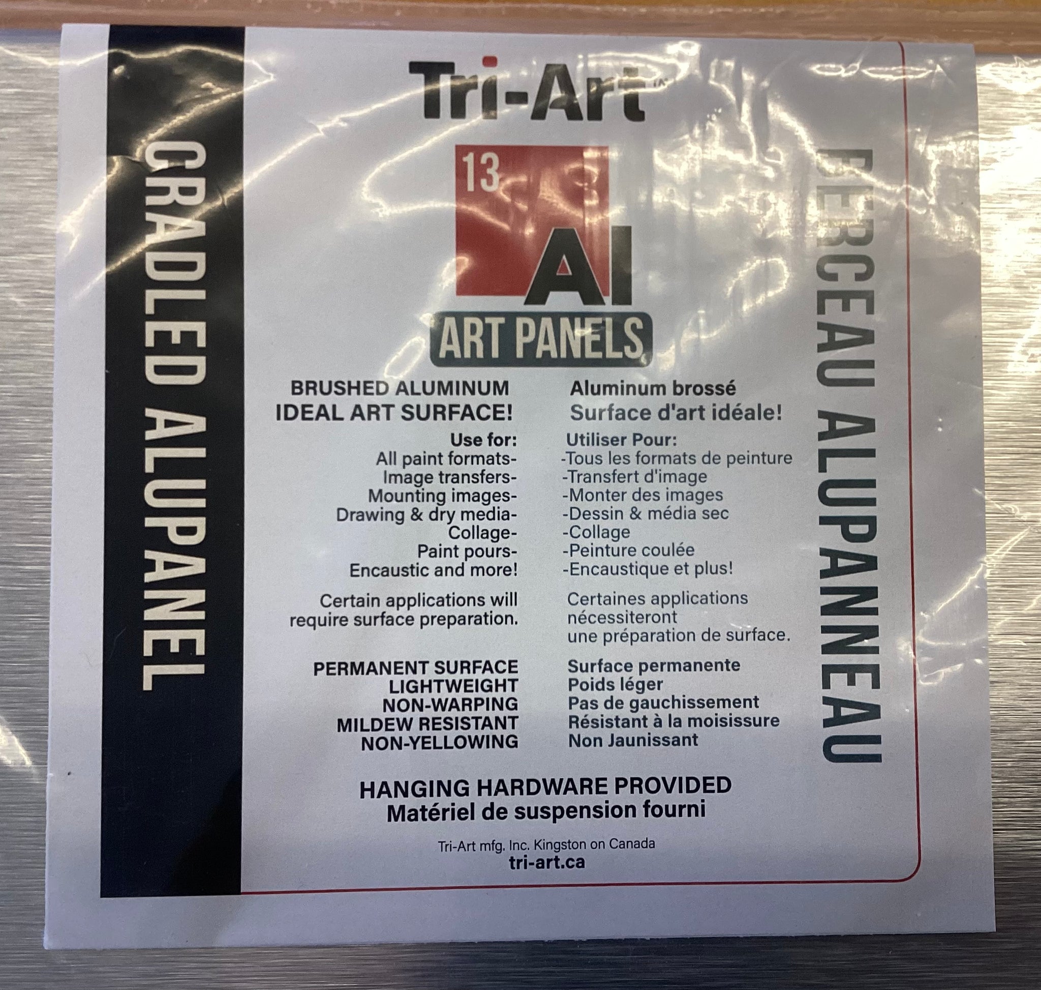 Tri-Art Aluminum Cradle Panel