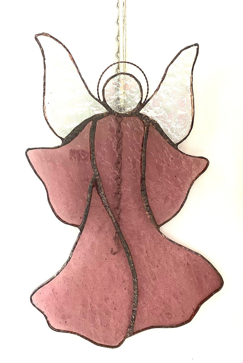 Stained glass large angels 5 1/2” to 10”