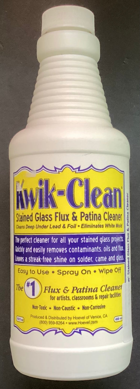 Kwik-Clean Stained Glass Flux & Patina Cleaner