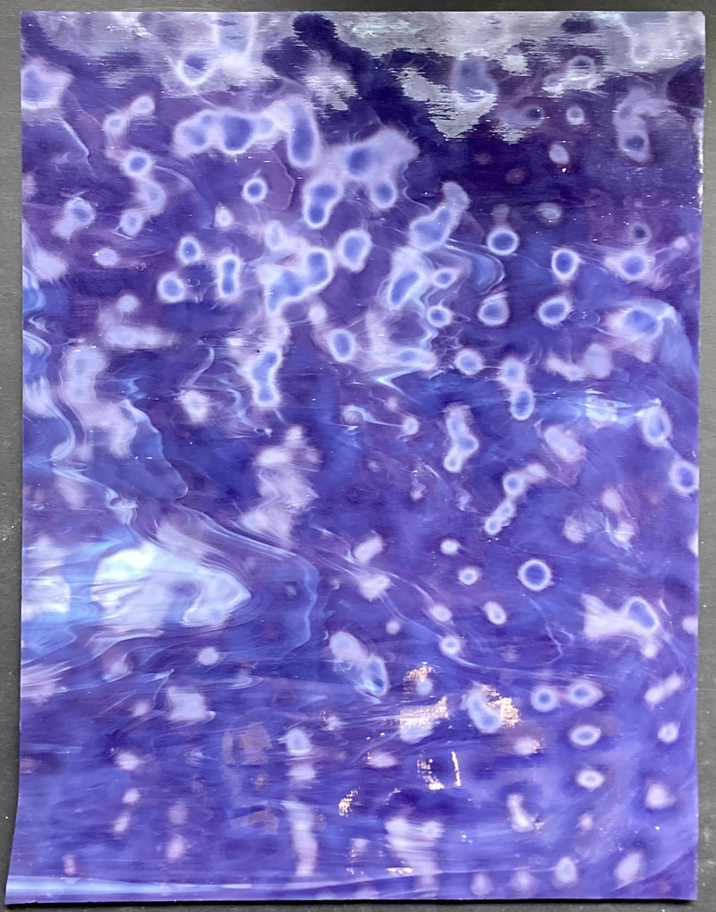 Youghiogheny Oceana Mottled Glass Sheets - Blue
