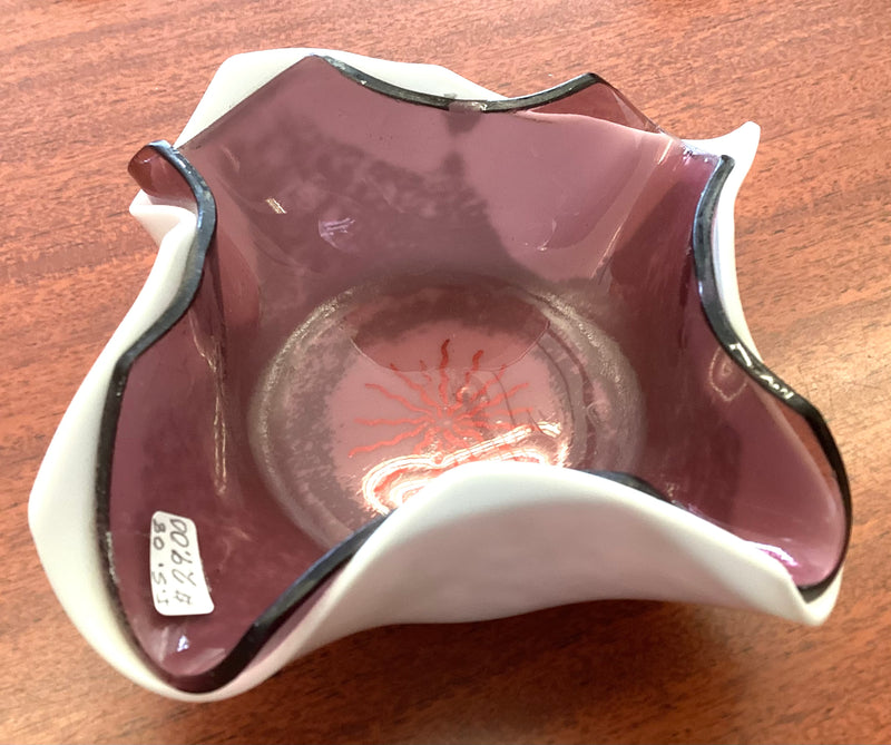 Fused glass dish by Iris