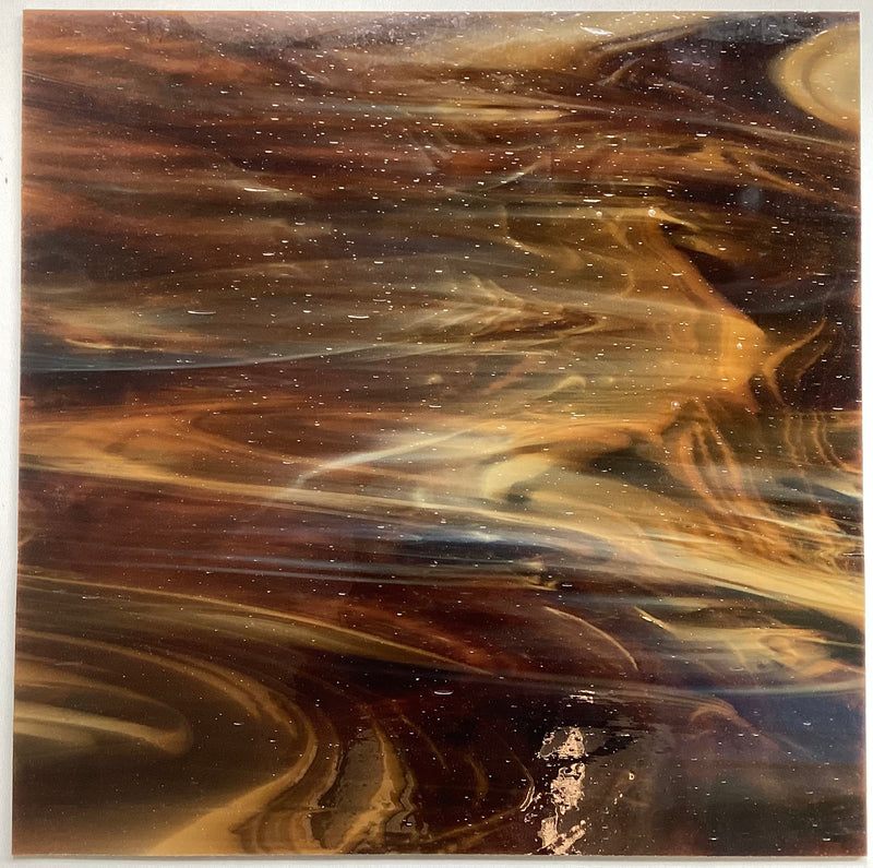 Oceanside Dark Amber White Wispy