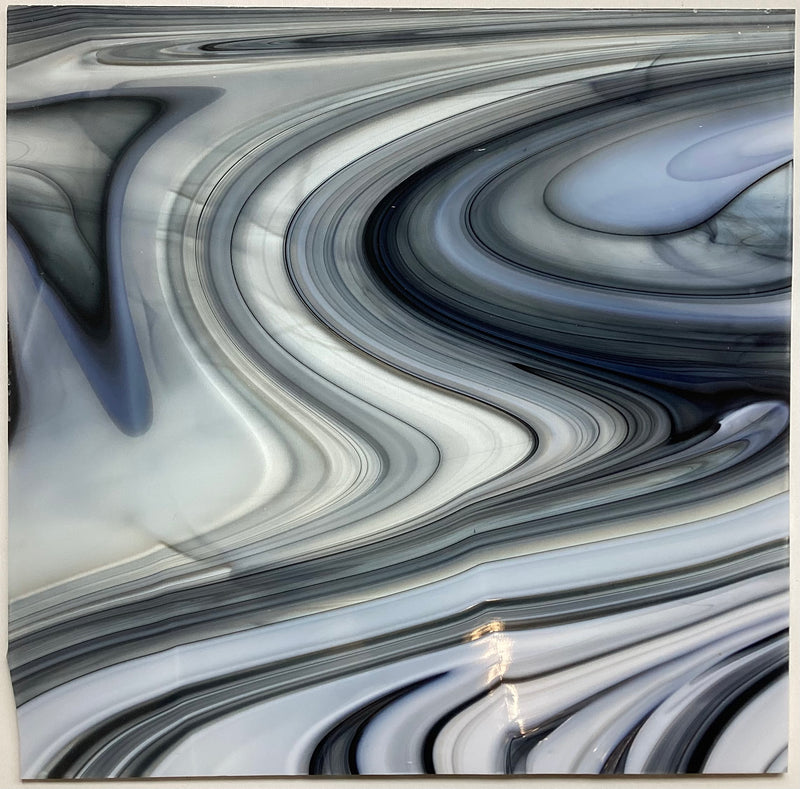 Oceanside White Black Clear Baroque
