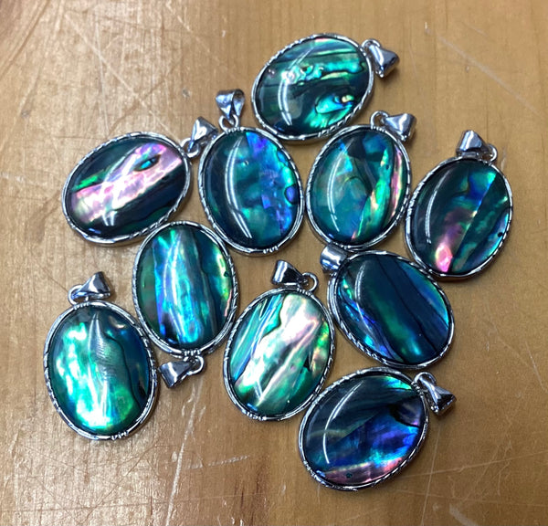 Chinese Abalone Shell Pendant