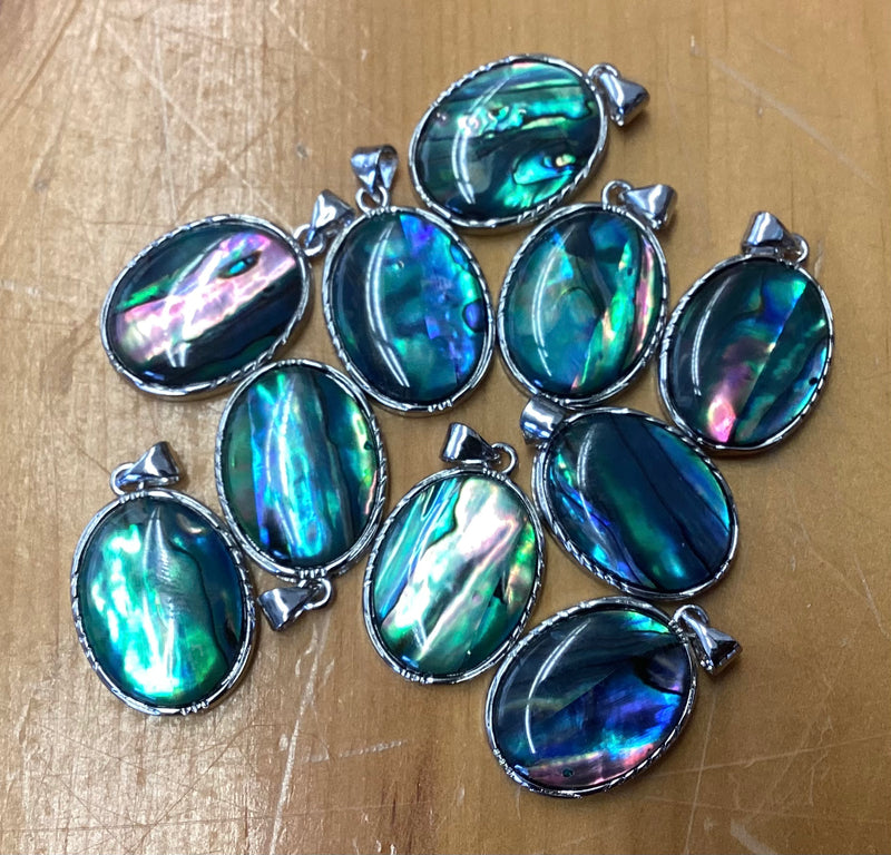 Chinese Abalone Shell Pendant