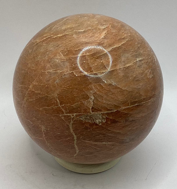 Peach Moonstone Large Sphere