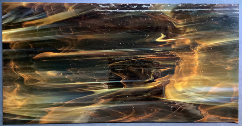 Oceanside Deep Brown Opal Wispy Semi-Translucent