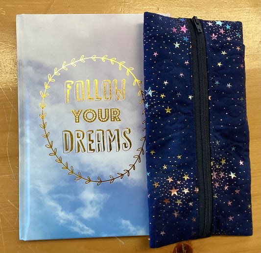 Note book with Handmade Bag