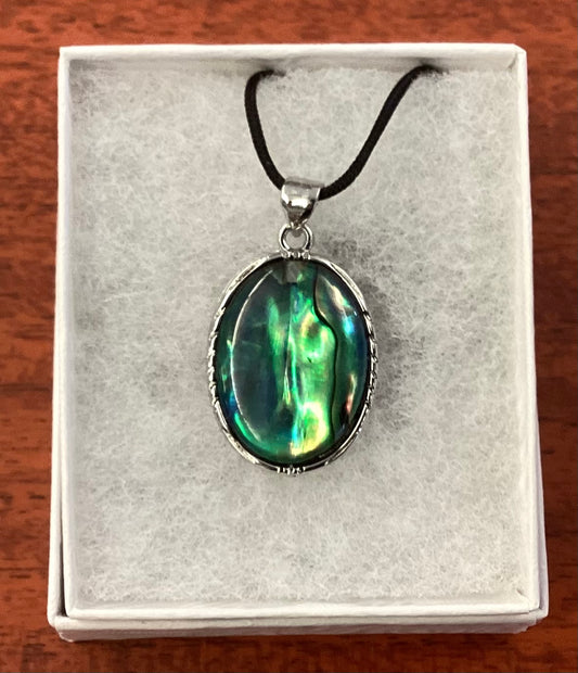 Chinese Abalone Shell Pendant
