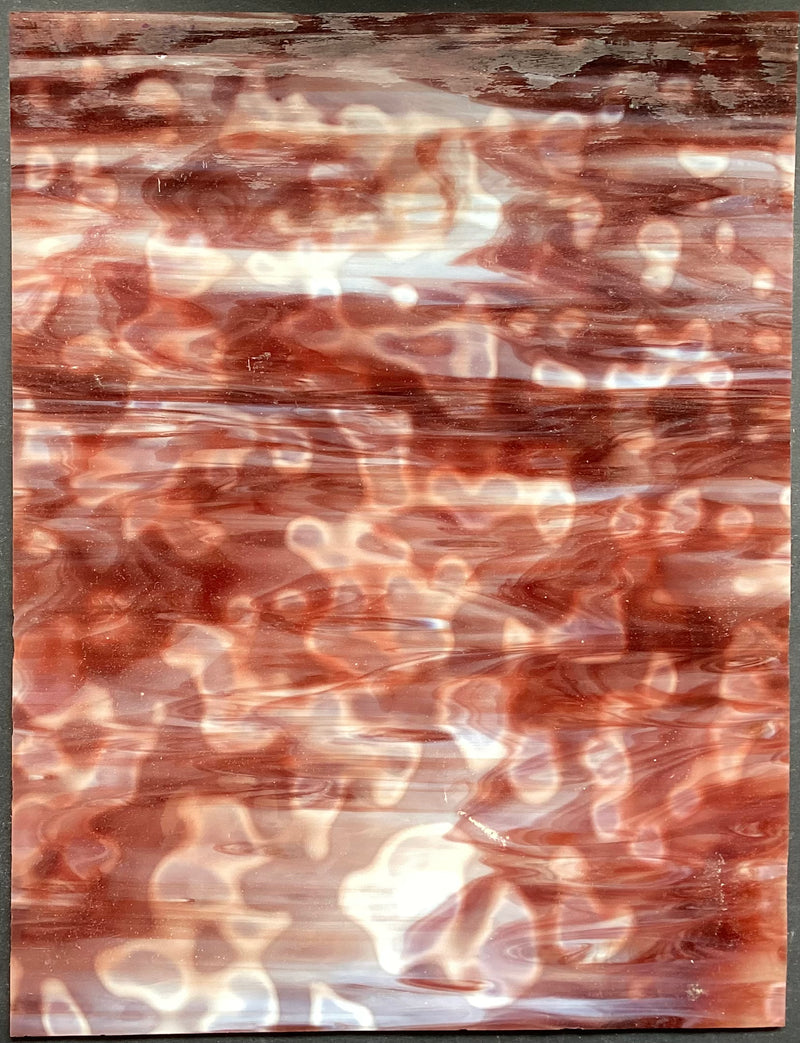 Youghiogheny Oceana Mottled Glass Sheets - Reds