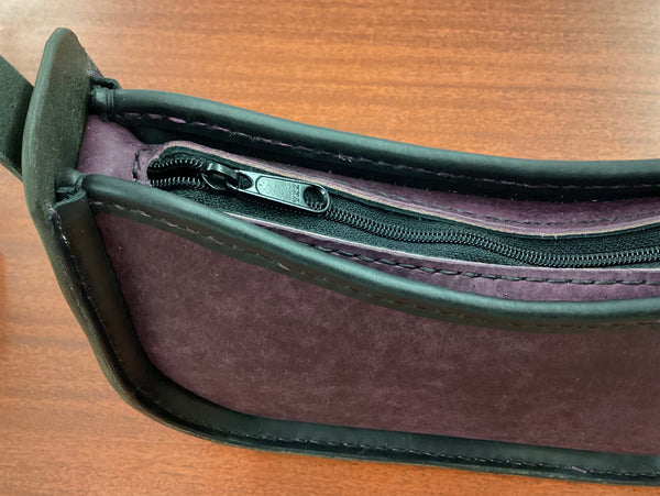 Leather hand bag