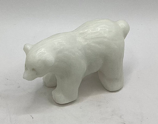 White Agate Polar Bear