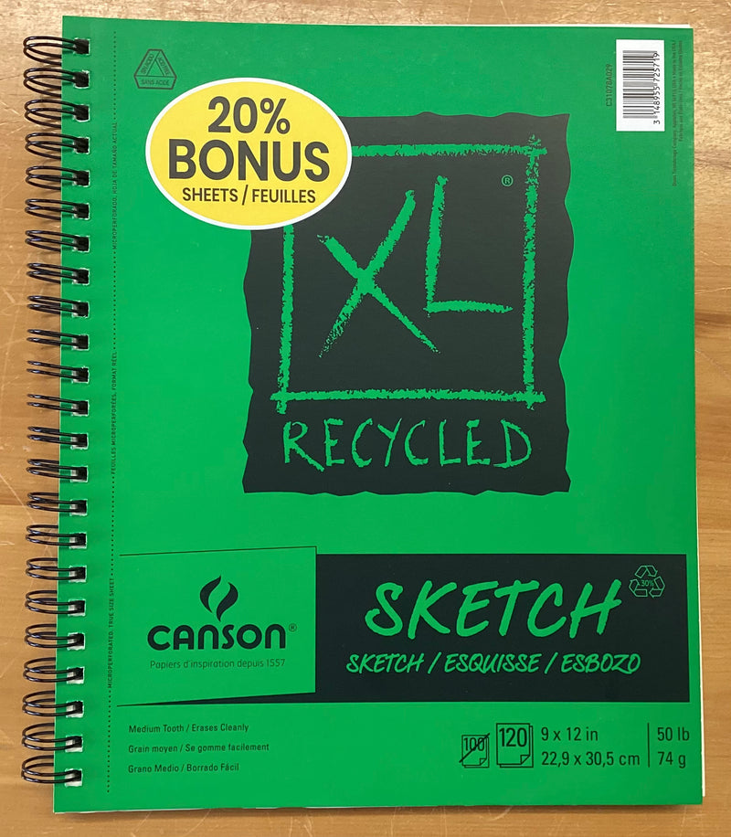 Canson XL Recycled Sketch books