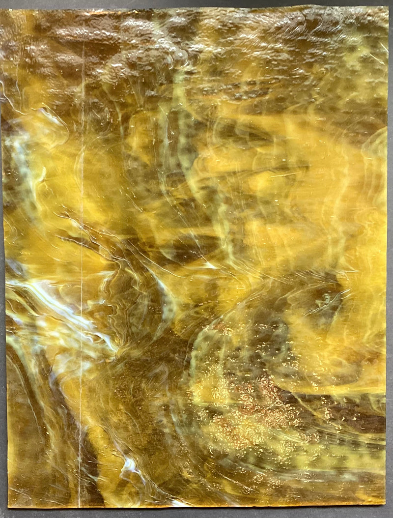 Youghiogheny Yellow Wispy Mottled Glass