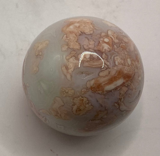 Flower Agate Sphere