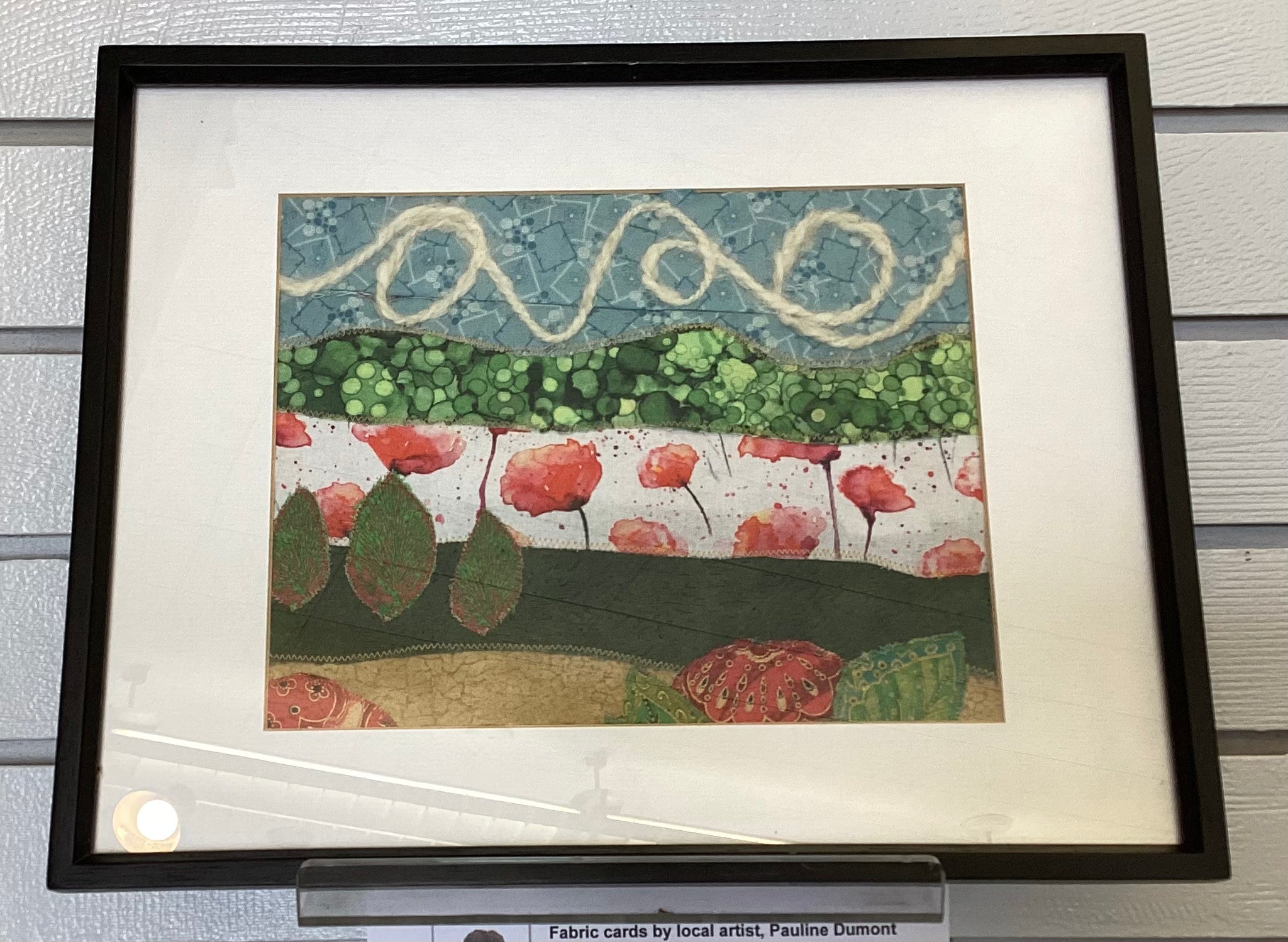 Quilted Fabric cards by Pauline